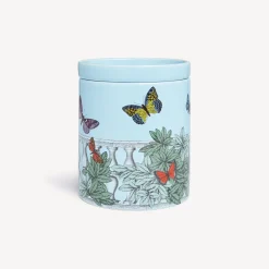 Fornasetti Candele Profumate^Nel Mentre Candela Profumata Grande - Decoro Farfalle E Balaustra - Fragranza Giardino Segreto Multicolore