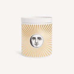 Fornasetti Candele Profumate^Nel Mentre Candela Profumata Grande - Soli Decor - Fragranza Immaginazione Bianco/Nero/Oro