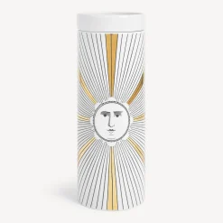 Fornasetti Candele Profumate^Nel Mentre Candela Profumata Alta - Soli Decor - Fragranza Immaginazione Bianco/Nero/Oro