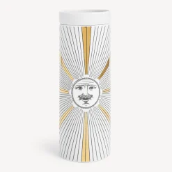Fornasetti Candele Profumate^Nel Mentre Candela Profumata Alta - Soli Decor - Fragranza Immaginazione Bianco/Nero/Oro