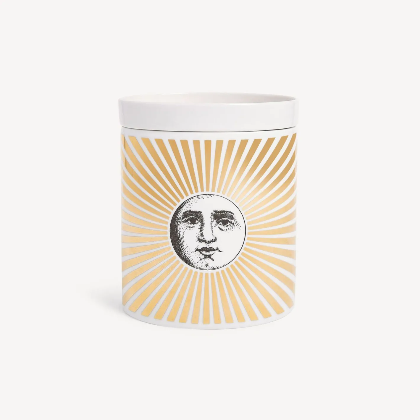 Fornasetti Candele Profumate^Nel Mentre Set Di Tre Candele Profumate - Soli Decor - Fragranza Immaginazione Bianco/Nero/Oro