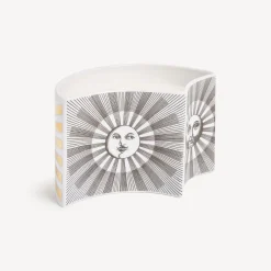 Fornasetti Candele Profumate^Nel Mentre Set Di Tre Candele Profumate - Soli Decor - Fragranza Immaginazione Bianco/Nero/Oro