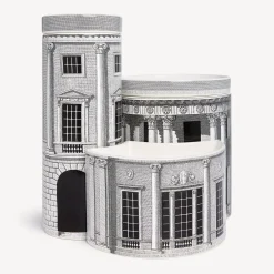 Fornasetti Candele Profumate^Nel Mentre Set Di Tre Candele Profumate - Architettura Decor - Immaginazione Fragranza Bianco Nero