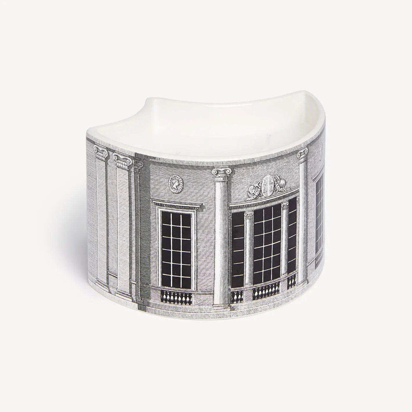 Fornasetti Candele Profumate^Nel Mentre Set Di Tre Candele Profumate - Architettura Decor - Immaginazione Fragranza Bianco Nero