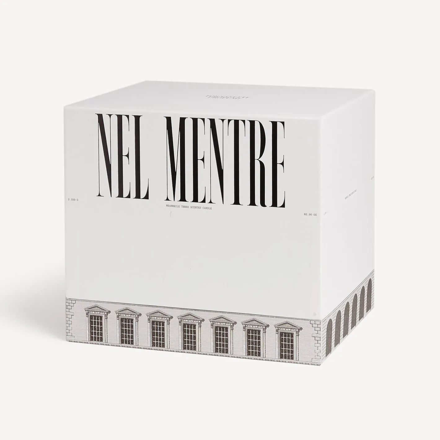 Fornasetti Candele Profumate^Nel Mentre Set Di Tre Candele Profumate - Architettura Decor - Immaginazione Fragranza Bianco Nero