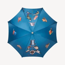 Fornasetti Gli Ombrelli^Ombrello Pieghevole Cappelli Multicolore