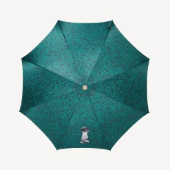 Fornasetti Gli Ombrelli^Ombrello Pieghevole Serratura Su Malachite Verde/Nero