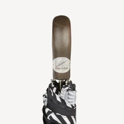 Fornasetti Gli Ombrelli^Ombrello Pieghevole Soli A Ventaglio Bianco Nero