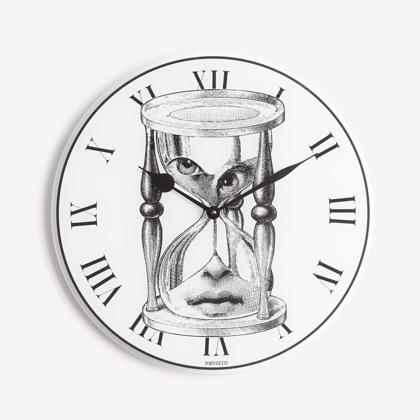 Fornasetti Orologi Da Parete^Orologio Da Parete Tema E Variazioni N.184 Bianco Nero