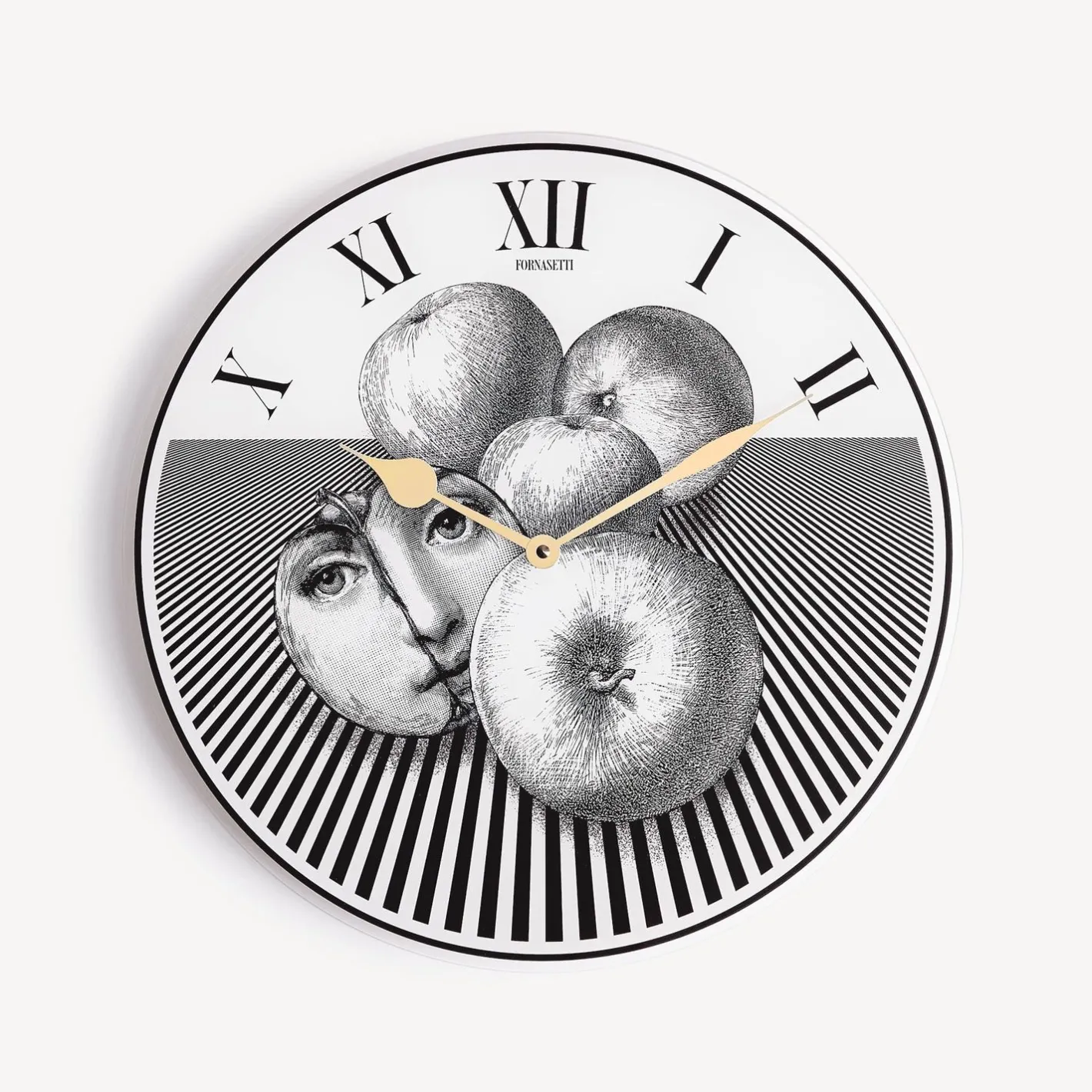 Fornasetti Orologi Da Parete^Orologio Tema E Variazioni N. 390 Bianco Nero