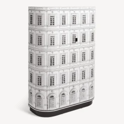 Fornasetti Armadi Curvi^Palazzo Curvo Bianco Nero