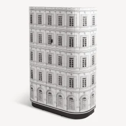 Fornasetti Armadi Curvi^Palazzo Curvo Bianco Nero
