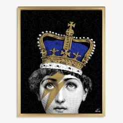 Fornasetti Pannelli Decorativi^Pannello Decorativo Tema E Variazioni N.389 Bianco/Nero/Blu/Oro