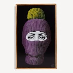Fornasetti Pannelli Decorativi^Pannello Lux Gstaad Viola/Giallo/Nero