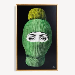 Fornasetti Pannelli Decorativi^Pannello Lux Gstaad Verde/Giallo/Nero