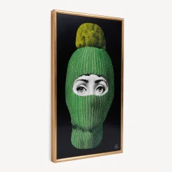 Fornasetti Pannelli Decorativi^Pannello Lux Gstaad Verde/Giallo/Nero