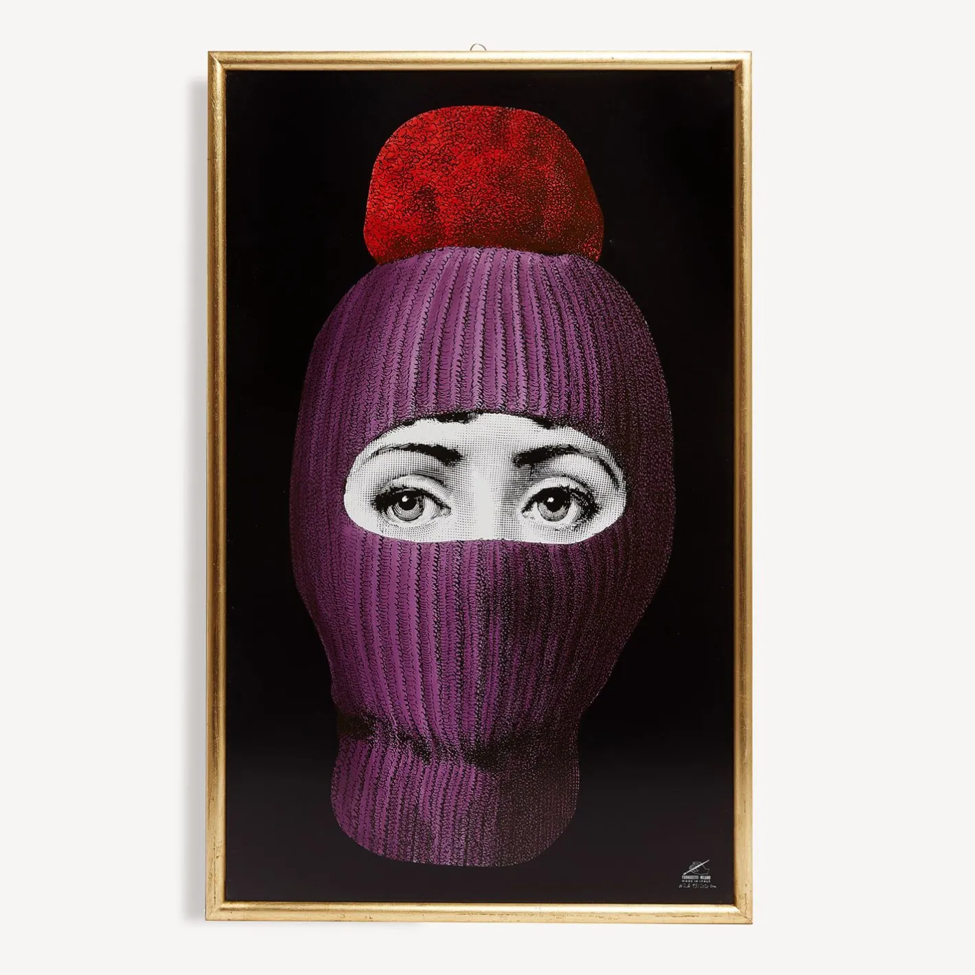 Fornasetti Pannelli Decorativi^Pannello Lux Gstaad Viola/Rosso/Nero