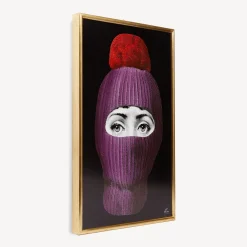 Fornasetti Pannelli Decorativi^Pannello Lux Gstaad Viola/Rosso/Nero
