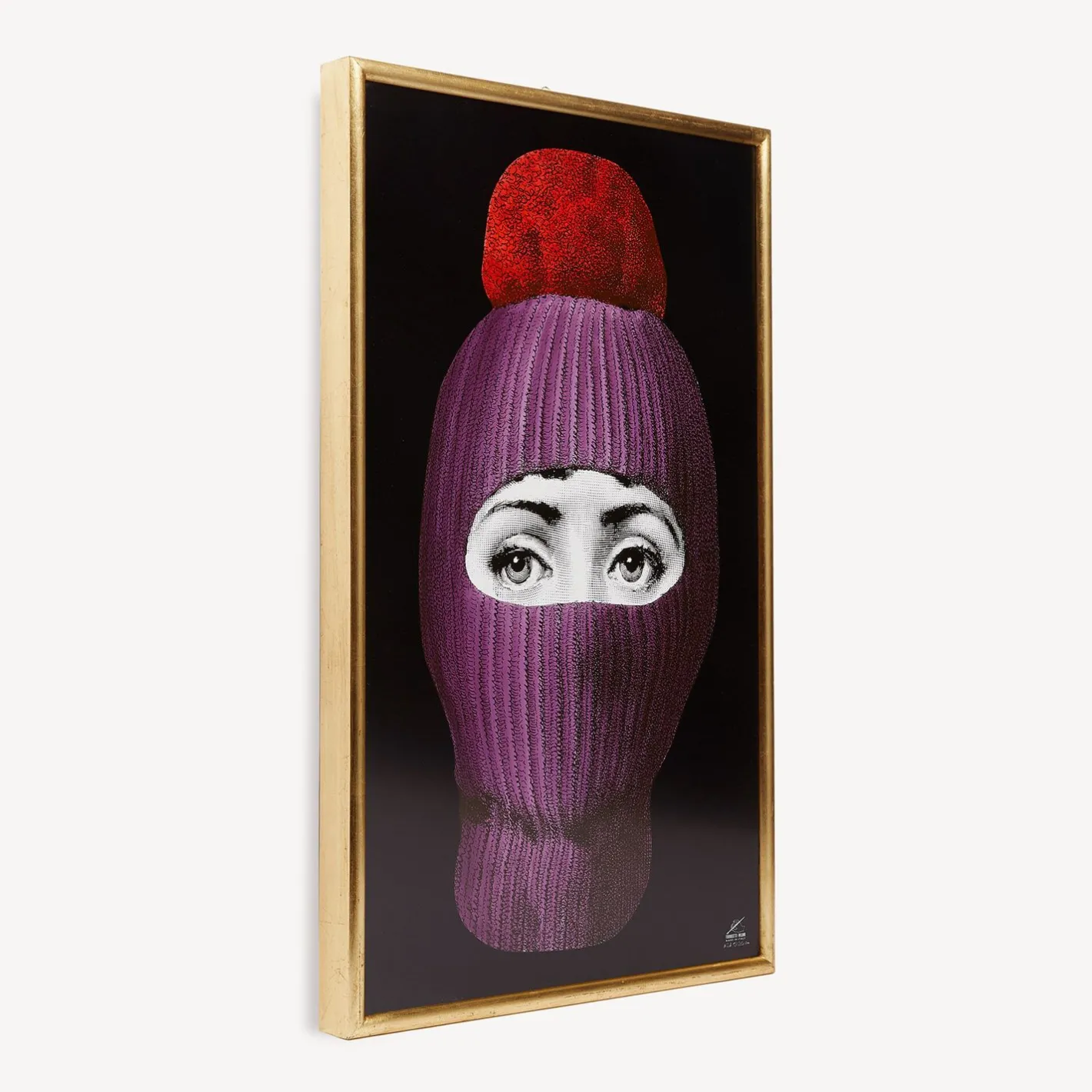 Fornasetti Pannelli Decorativi^Pannello Lux Gstaad Viola/Rosso/Nero