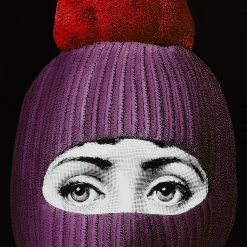 Fornasetti Pannelli Decorativi^Pannello Lux Gstaad Viola/Rosso/Nero