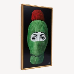 Fornasetti Pannelli Decorativi^Pannello Lux Gstaad Verde/Rosso/Nero