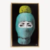 Fornasetti Pannelli Decorativi^Pannello Lux Gstaad Turchese/Giallo/Nero