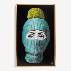 Fornasetti Pannelli Decorativi^Pannello Lux Gstaad Turchese/Giallo/Nero