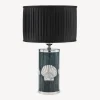 Fornasetti Lampade E Paralumi^Paralume Cilindrico In Tessuto Plissettato Nero