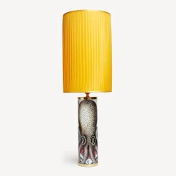 Fornasetti Lampade E Paralumi^Paralume Cilindrico Plissettato Giallo