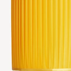 Fornasetti Lampade E Paralumi^Paralume Cilindrico Plissettato Giallo