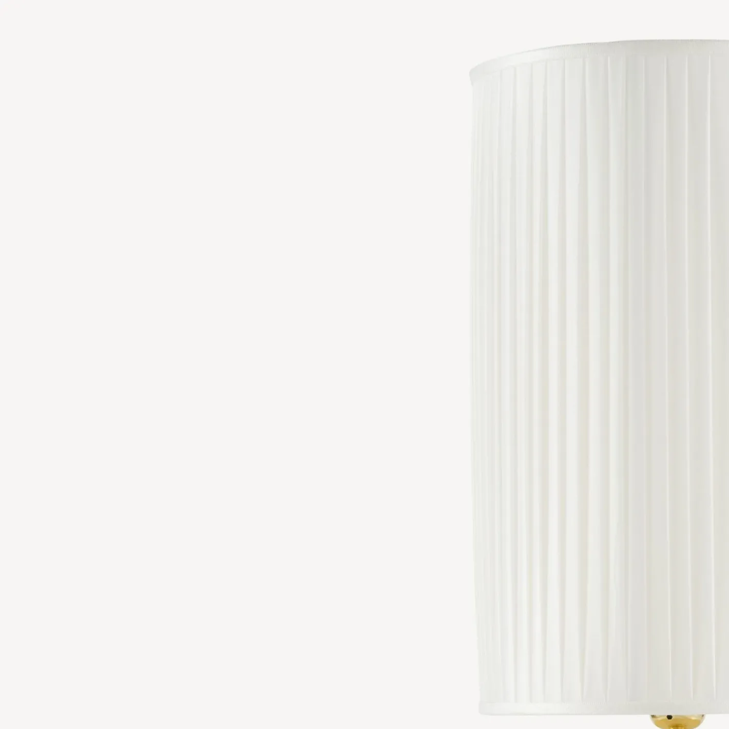 Fornasetti Lampade E Paralumi^Paralume Cilindrico Plissettato Bianco