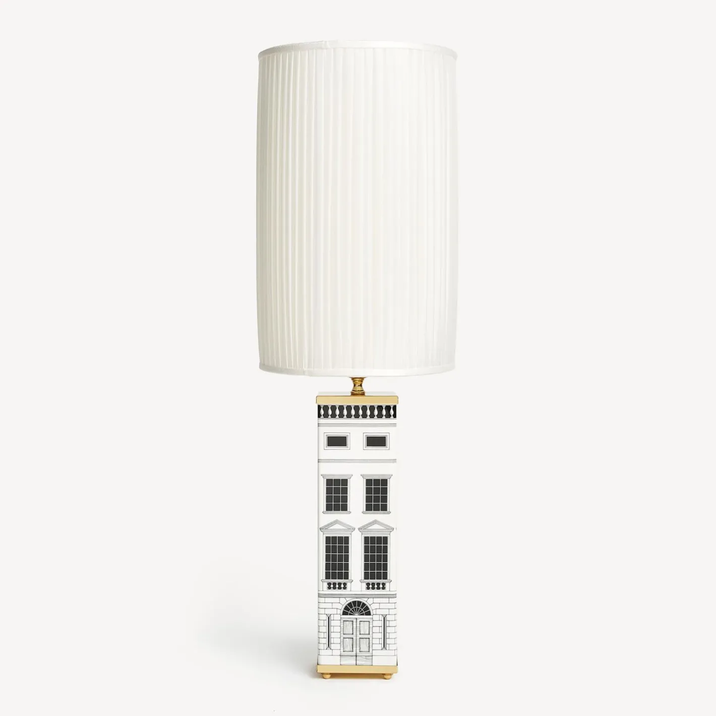 Fornasetti Lampade E Paralumi^Paralume Cilindrico Plissettato Bianco