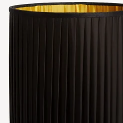 Fornasetti Lampade E Paralumi^Paralume Cilindrico Plissettato Nero Giallo