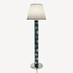 Fornasetti Lampade E Paralumi^Paralume Conico In Tessuto Plissettato Bianco