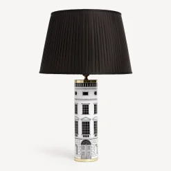 Fornasetti Lampade E Paralumi^Paralume Plissettato Conico Nero