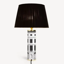 Fornasetti Lampade E Paralumi^Paralume Plissettato Conico Nero