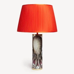 Fornasetti Lampade E Paralumi^Paralume Plissettato Conico Rosso