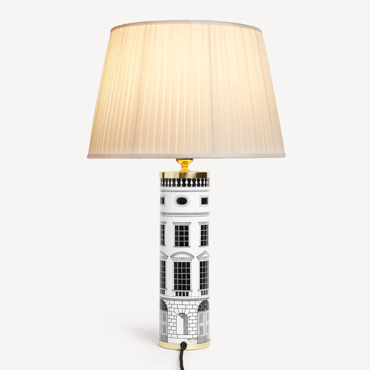 Fornasetti Lampade E Paralumi^Paralume Plissettato Conico Bianco