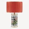 Fornasetti Lampade E Paralumi^Paralume Semicilindrico In Tessuto Plissettato Rosso