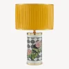 Fornasetti Lampade E Paralumi^Paralume Semicilindrico In Tessuto Plissettato Giallo