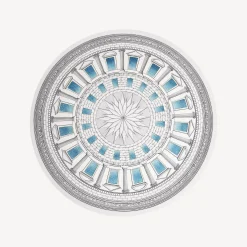 Fornasetti Tabelle^Piano Del Tavolo Cortile Celeste Bianco/Nero/Blu