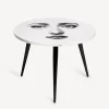 Fornasetti Tabelle^Piano Del Tavolo Tema E Variazioni N.6 Bianco Nero