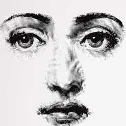 Fornasetti Tabelle^Piano Del Tavolo Tema E Variazioni N.6 Bianco Nero