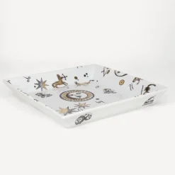 Fornasetti Piatti Decorativi^Piastra Astronomici Bianco/Nero/Oro