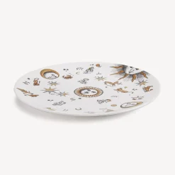Fornasetti Piatti Decorativi^Piastra Astronomici Bianco/Nero/Oro