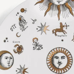 Fornasetti Piatti Decorativi^Piastra Astronomici Bianco/Nero/Oro