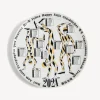 Fornasetti Piatti Decorativi^Piastra Del Calendario 2024 Bianco/Nero/Oro