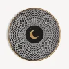 Fornasetti Piatti Decorativi^Piastra Lunocentrica Bianco/Nero/Oro