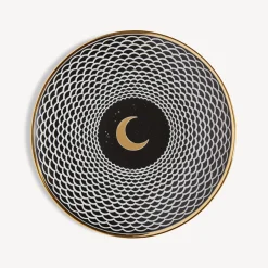 Fornasetti Piatti Decorativi^Piastra Lunocentrica Bianco/Nero/Oro