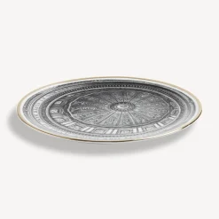 Fornasetti Piatti Decorativi^Piatto Cupola San Pietro Bianco/Nero/Oro